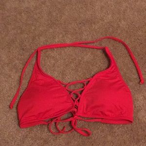 Mossino Bikini Top Red Size Medium